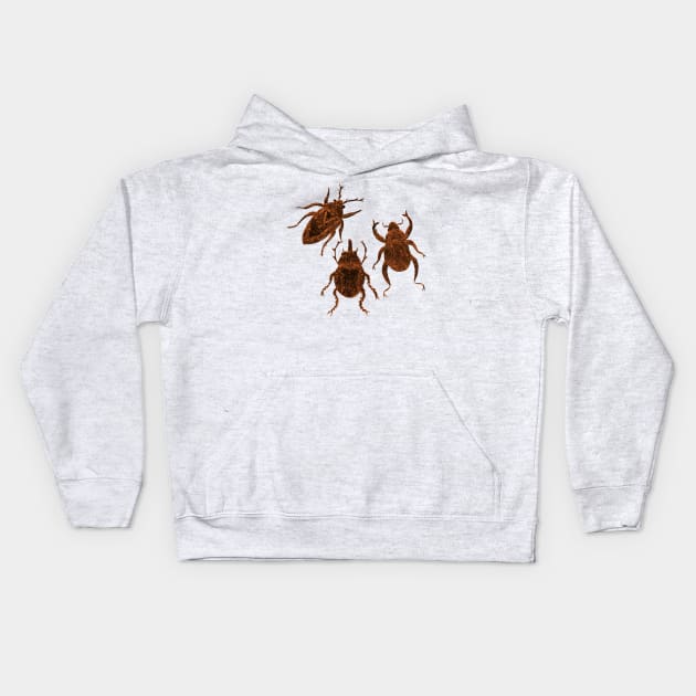 Insect lover Kids Hoodie by PaintingsbyArlette